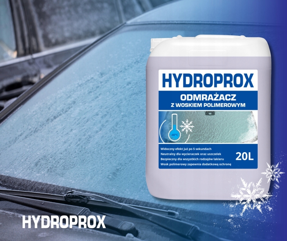 ODMRAŻACZ DO SZYB Z WOSKIEM POLIMEROWYM HYDROPROX -40°C 20L Producent Inny