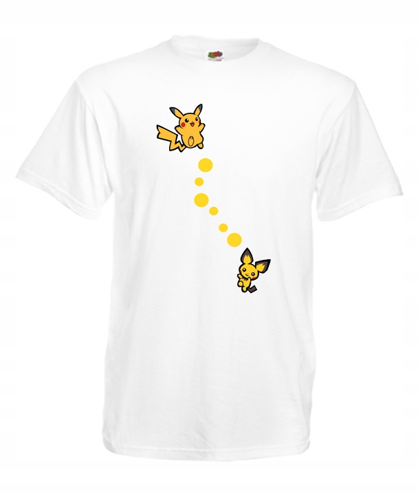 

M Koszulka Męska Pokemony Pikachu Pika Wzory