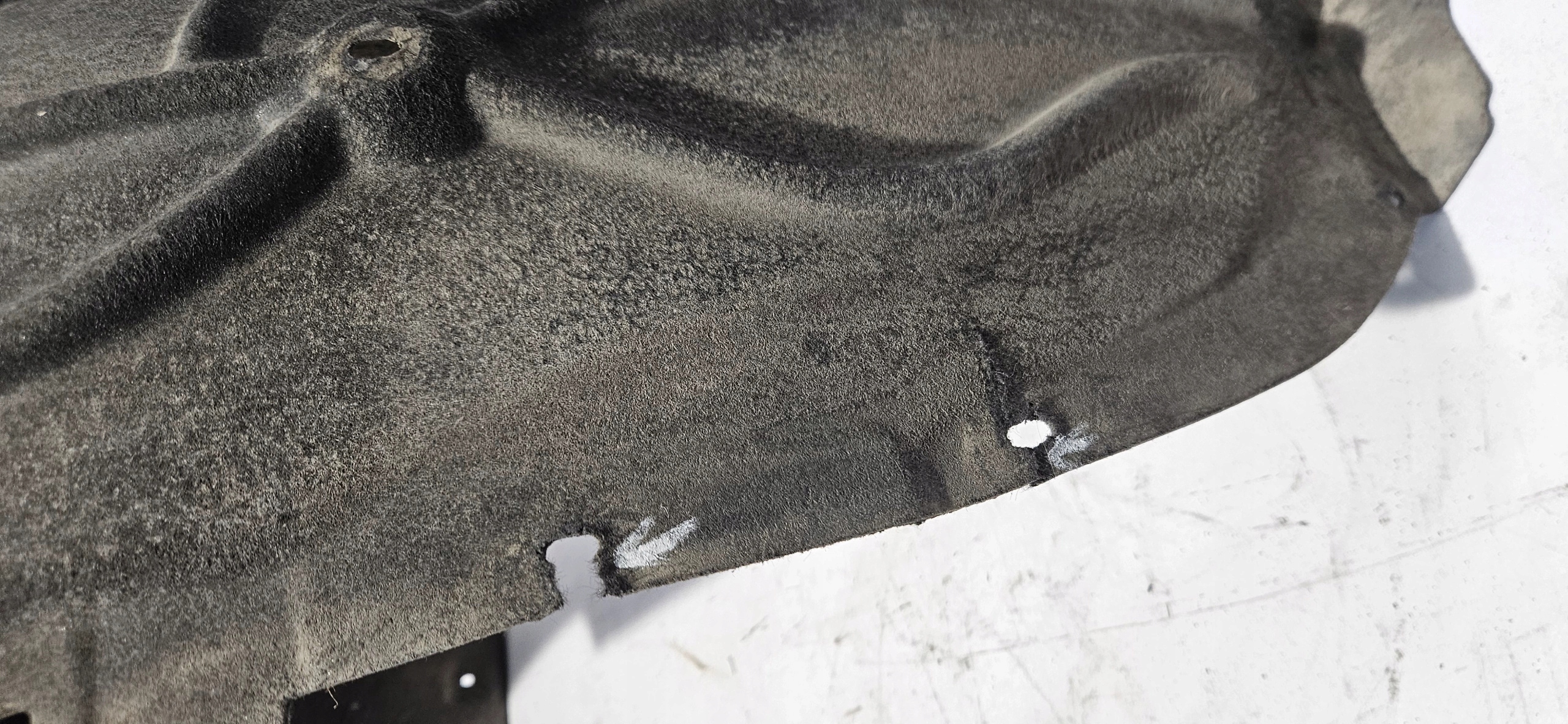 mudguard left rear part SKODA KAROQ LIFT 21- original 57A810971A