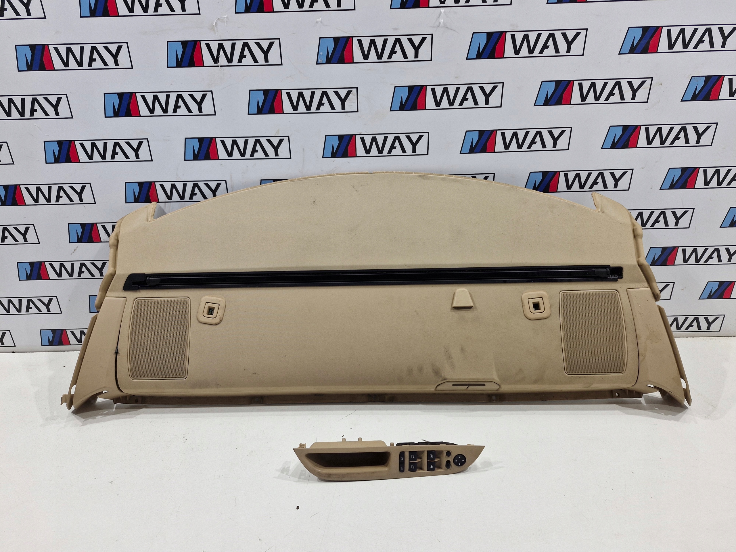BMW 5 E60 LCI plato rear blinds regulation switch 9122113 7609503