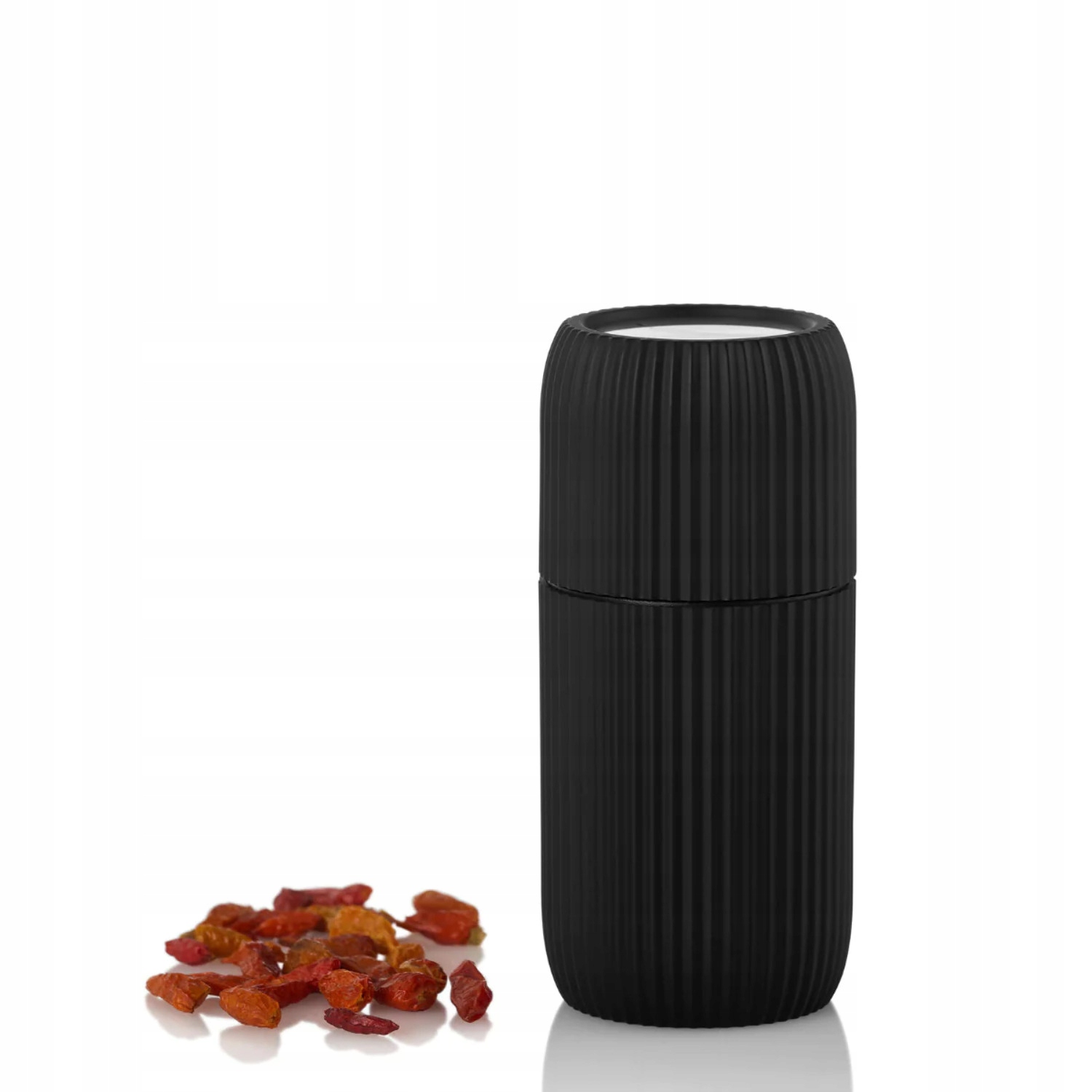 Kráječ AdHoc Scape mlýnek na chilli papričky a bylinky černý 12 x 5,5 cm