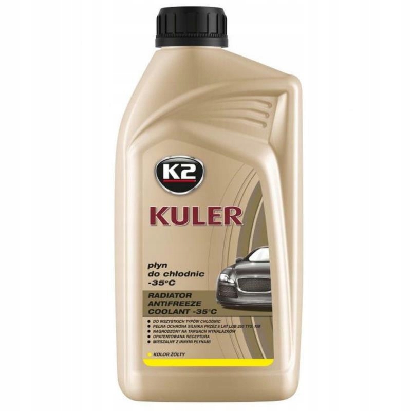 

K2 Kuler płyn do chłodnic żółty 1L