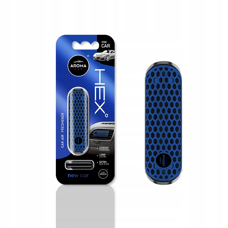 ZAPACH SAMOCHODOWY AROMA CAR HEX POLIMER NEW CAR