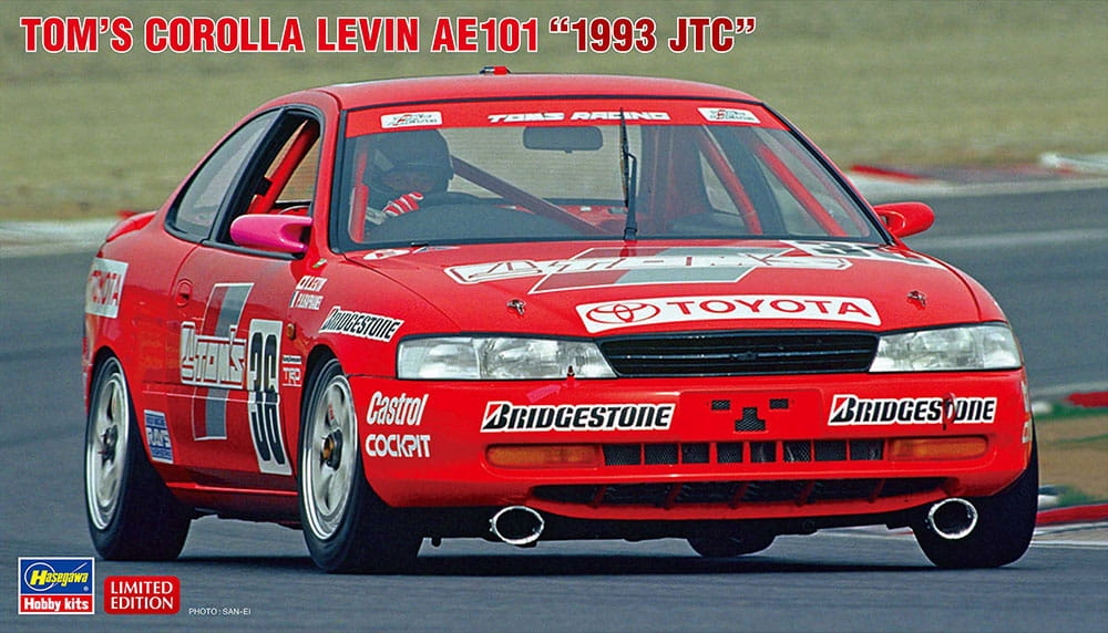 Toyota Corolla Levin AE101 Toms 1993 Jtc 1:24 Hasegawa 20542