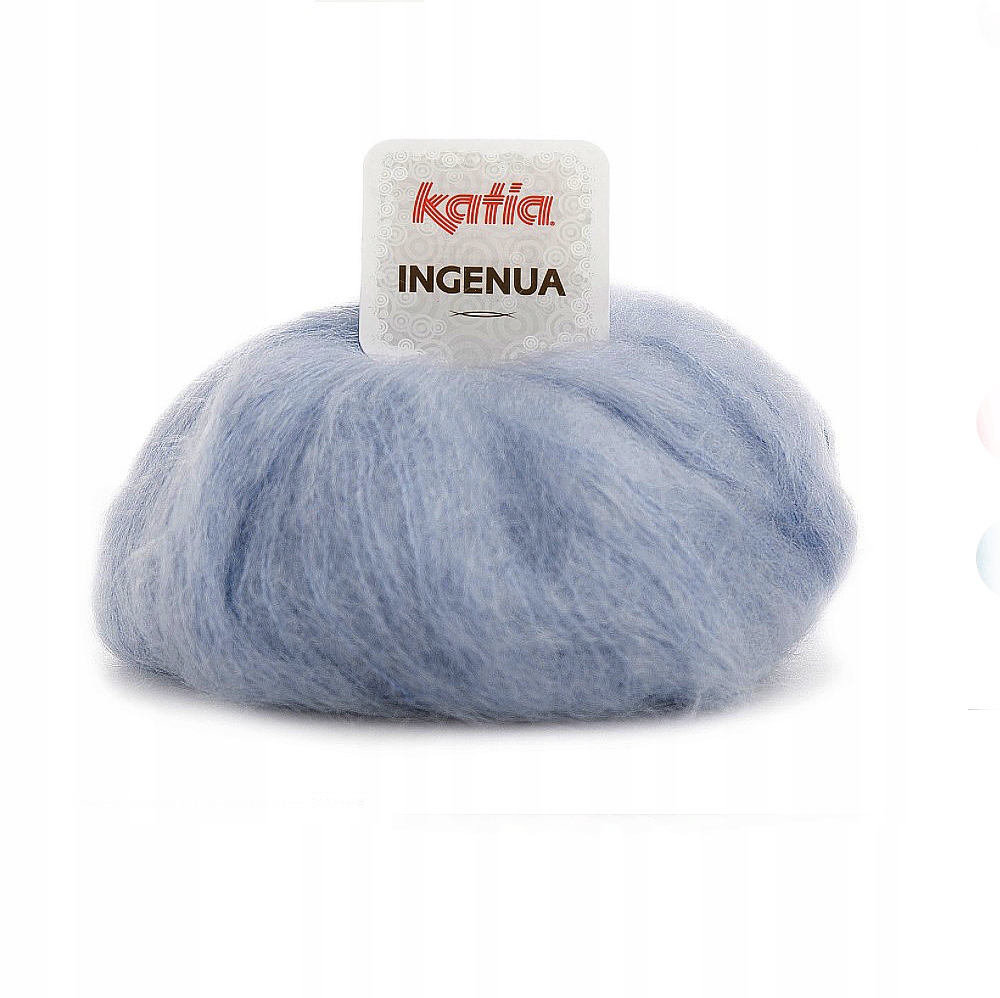 Włóczka Ingenua K64 Błękitny Katia 78%MOHAIR 14778