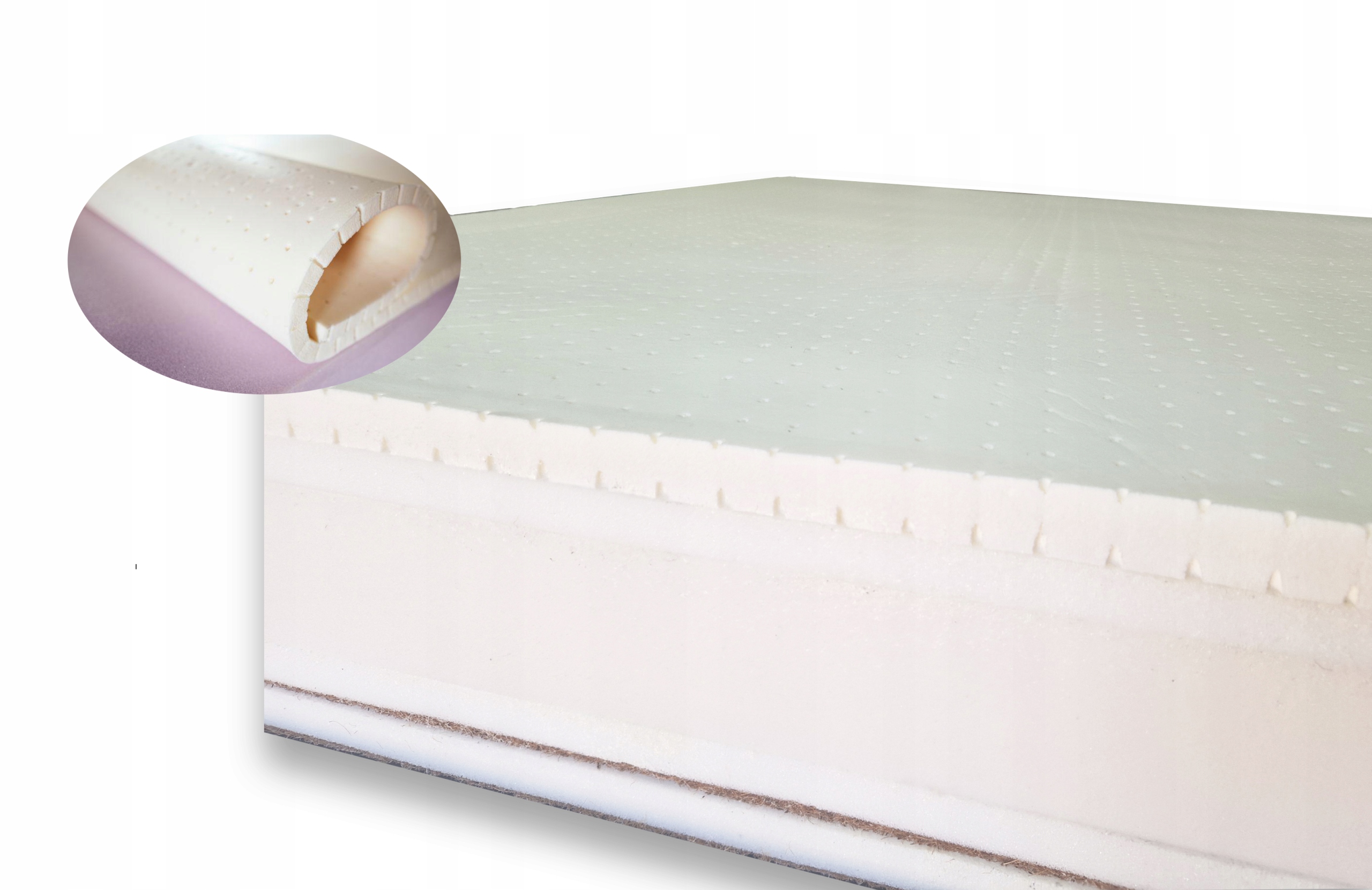 MATERAC 150x185x28 POCKET+LATEKS+2X KOKOS+PIANKA HR, MATERAC PREMIUM