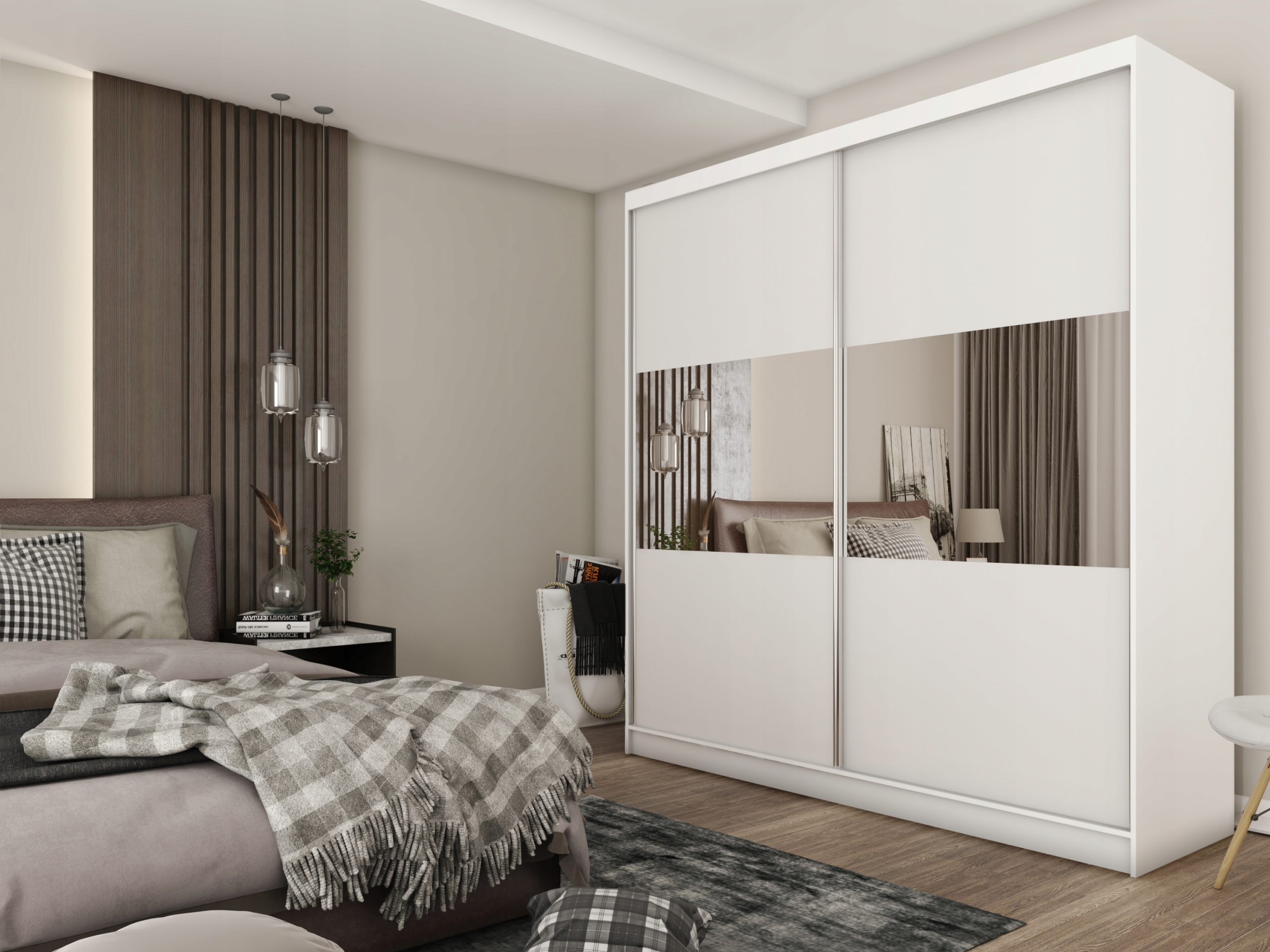 SZAFA Przesuwna - Garderoba ROSANA 200 Kod producenta RAFMEBLE