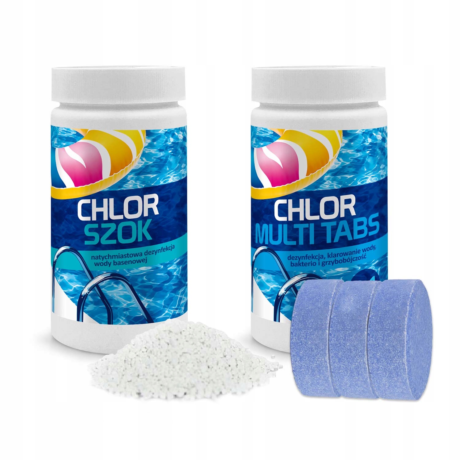 

Zestaw Chlor Szok Chlor Multi Tabs 10w1 1+1 Kg