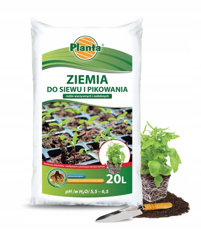 

Ziemia do wysiewu i pikowania 20L Planta Pod Zioła