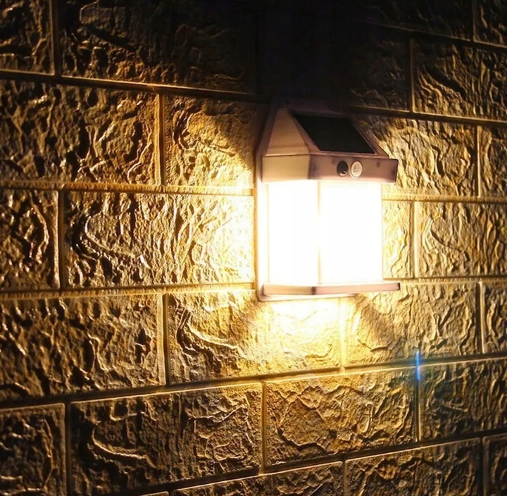 LAMPA HALOGEN LED SOLARNA Z CZUJNIKIEM RUCHU I ZMIERZCHU LATARENKA Strumień świetlny 70 lm