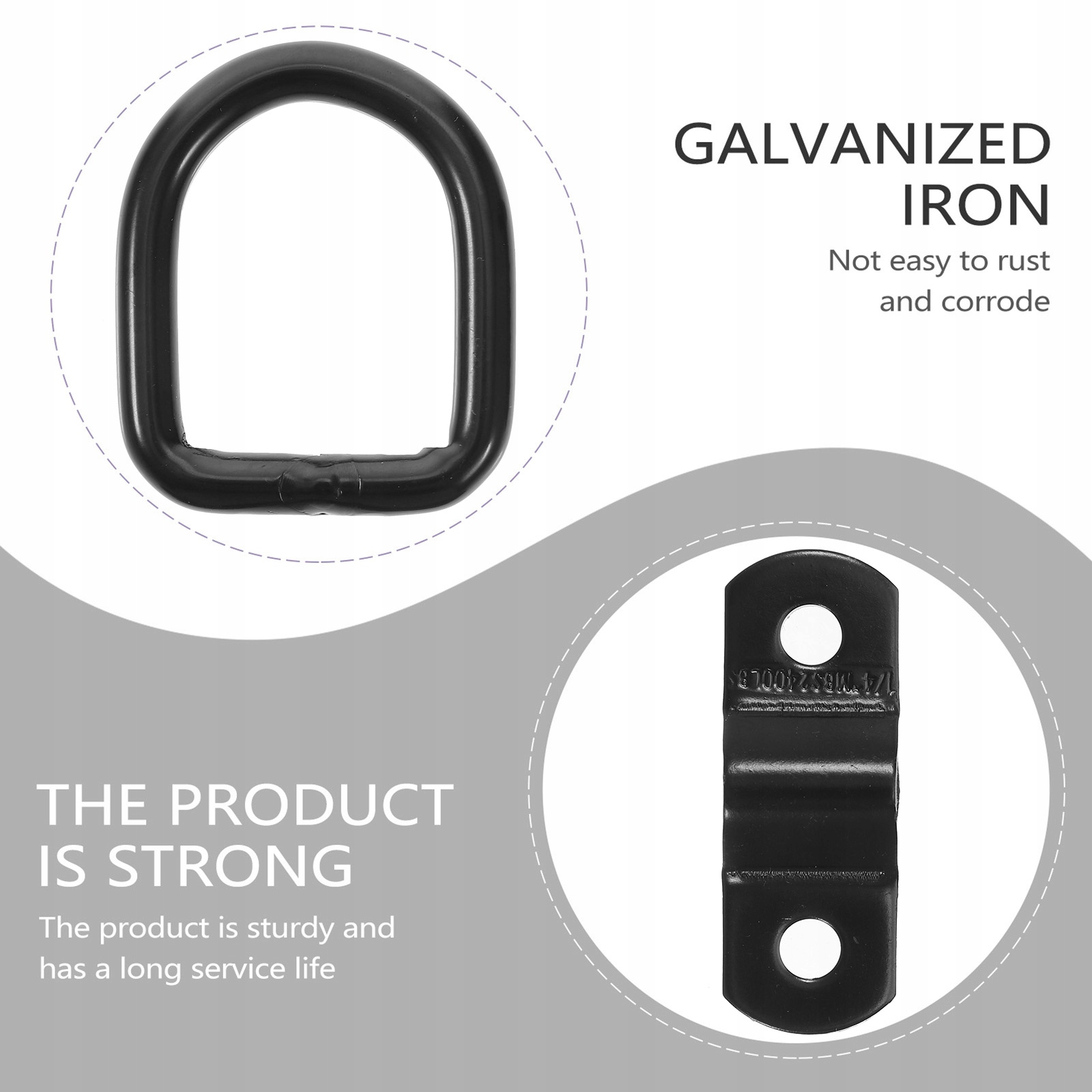 Mocowanie przyczepy typu D-Ring do montażu Typ samochodu Niezdefiniowany