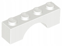 

Lego Mostek Łuk 1x4 Biały 3659 Nowy 2szt