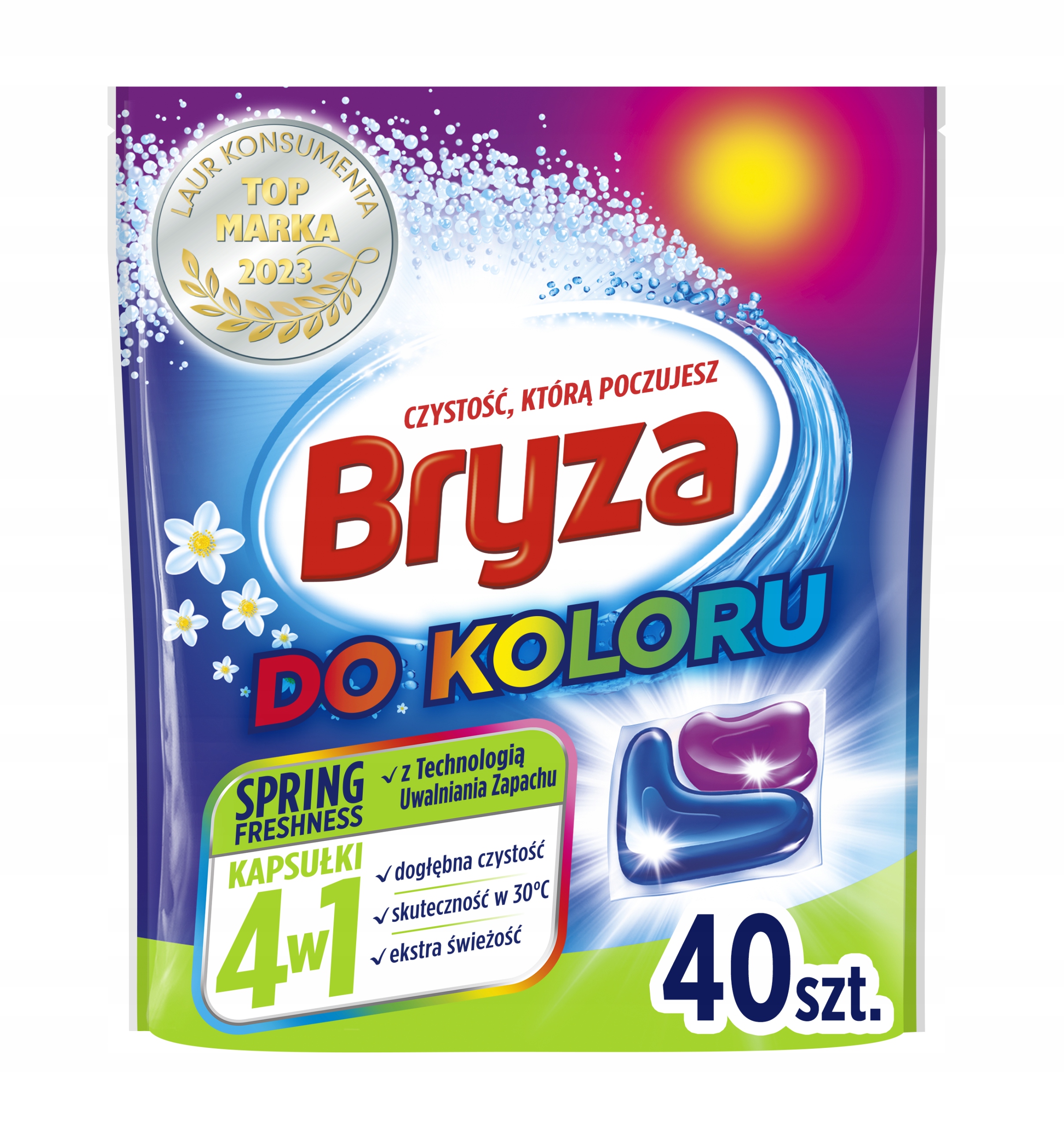 Levně Bryza 4v1 Spring Freshness kapsle Na Barvu 40