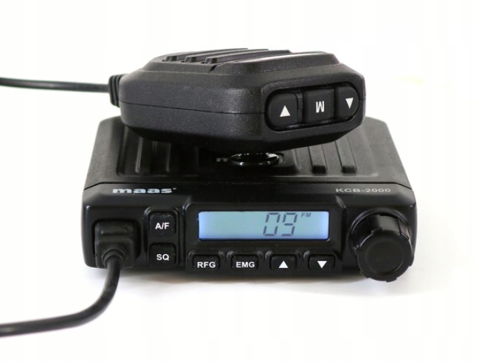 Maas KCB-2000 ultra mini Cb radio z Asq Rf Gain Vox wtyk zapalniczki