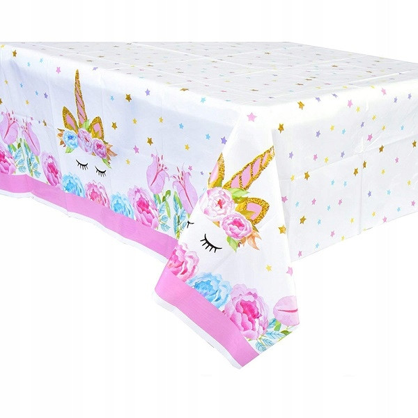 OBRUS FOLIOWY JEDNOROŻEC 180x118cm