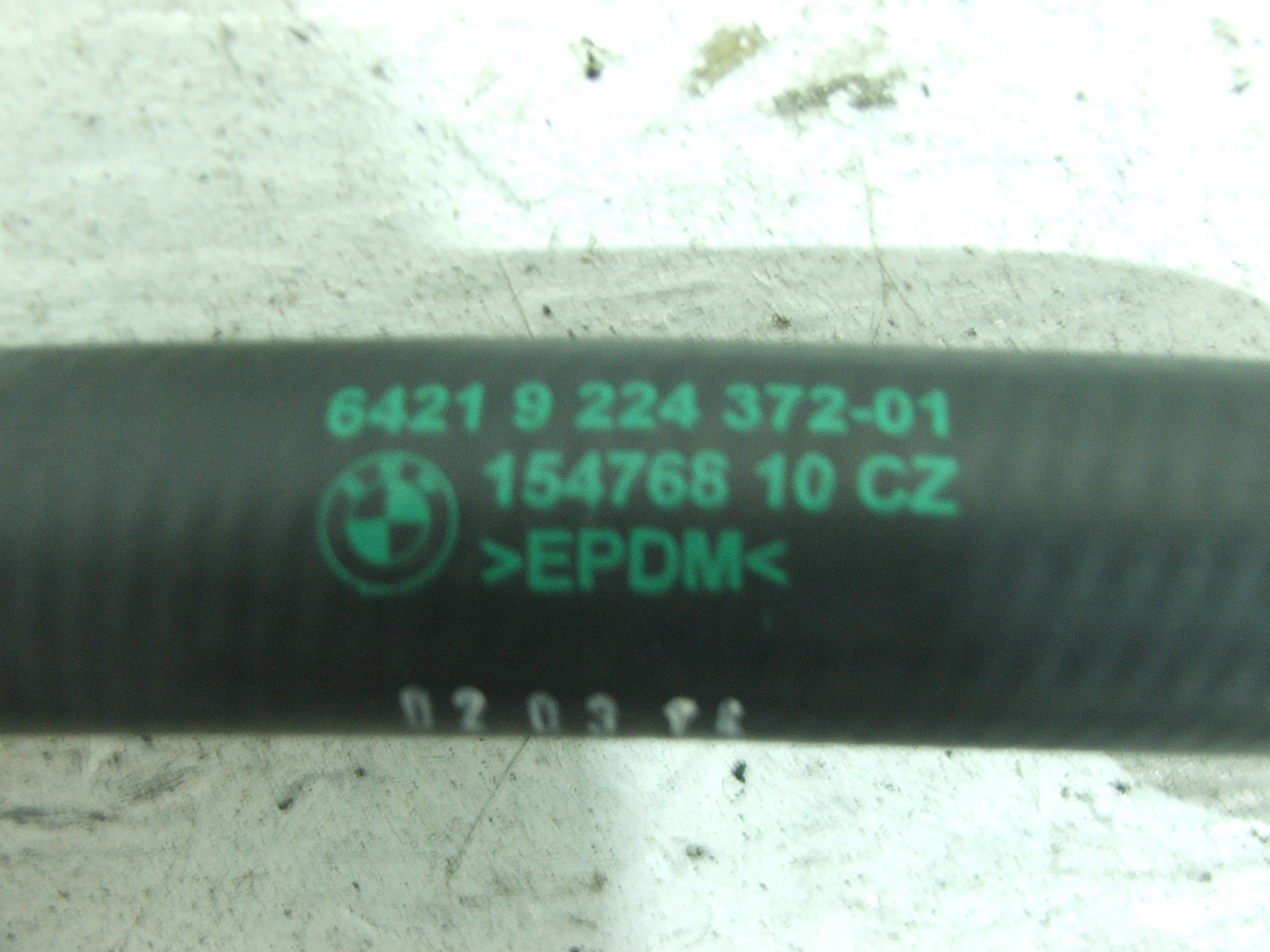 BMW 5 GT F07 crijevo prijenos vode 9224372