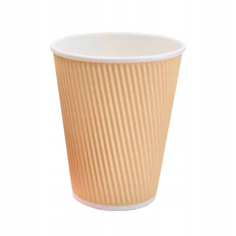 

Kubek kubki jednorazowe karbowane 300ml 25szt.