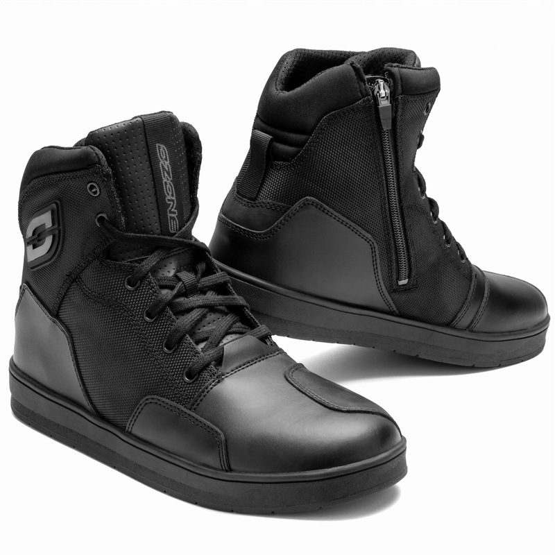 Buty Motocyklowe Ozone Spin Black Black Sole Czarne Rozmiar 40