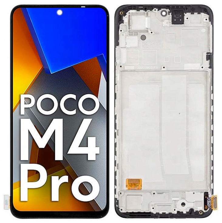 Oled displej pro Xiaomi Poco M4 Pro 4G LCD displej Rámeček