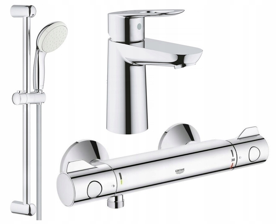 

Grohe zestaw bateria termostatyczna umywalkowa