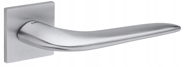 Štvorcová kľučka Tupai 4163 5SQ-96 chróm saténová