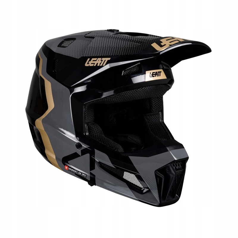 Detská Prilba S Okuliarmi Leatt Moto 3.5 Junior Vizion Black M 1025450100