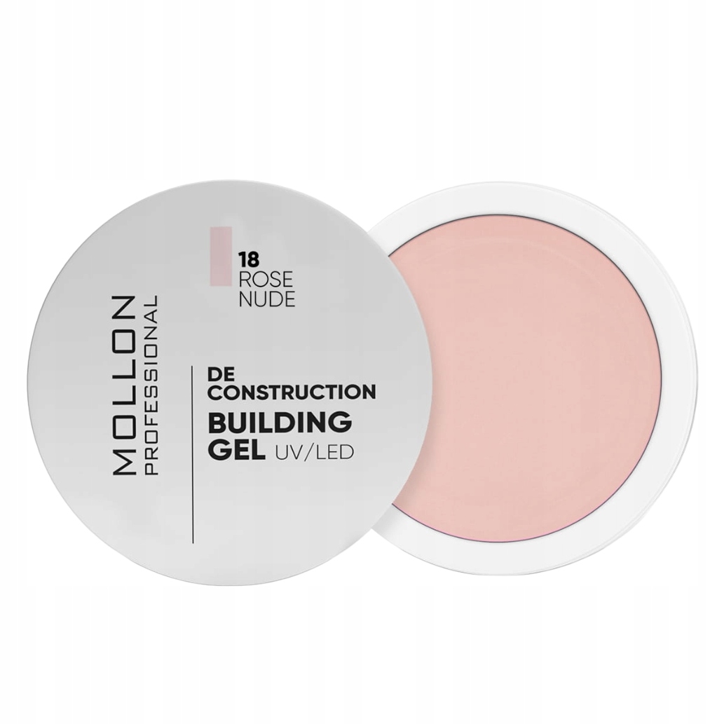 Profesionální stavební gel na nehty 18. Rose Nude Hema&tpo Free 50 ml