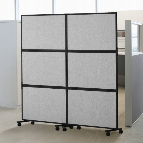 Vevor Zvukotesná, Prenosná Kancelárska Stena 171X39X186 CM, Šedá