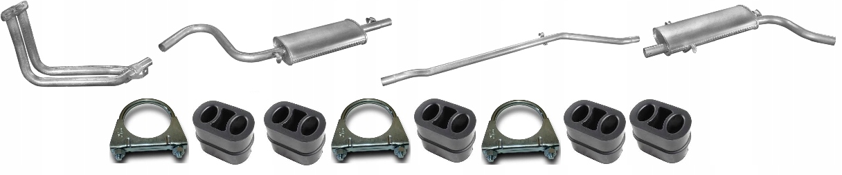 Wartburg 1.3 1988-1992 Tlumič Komplet