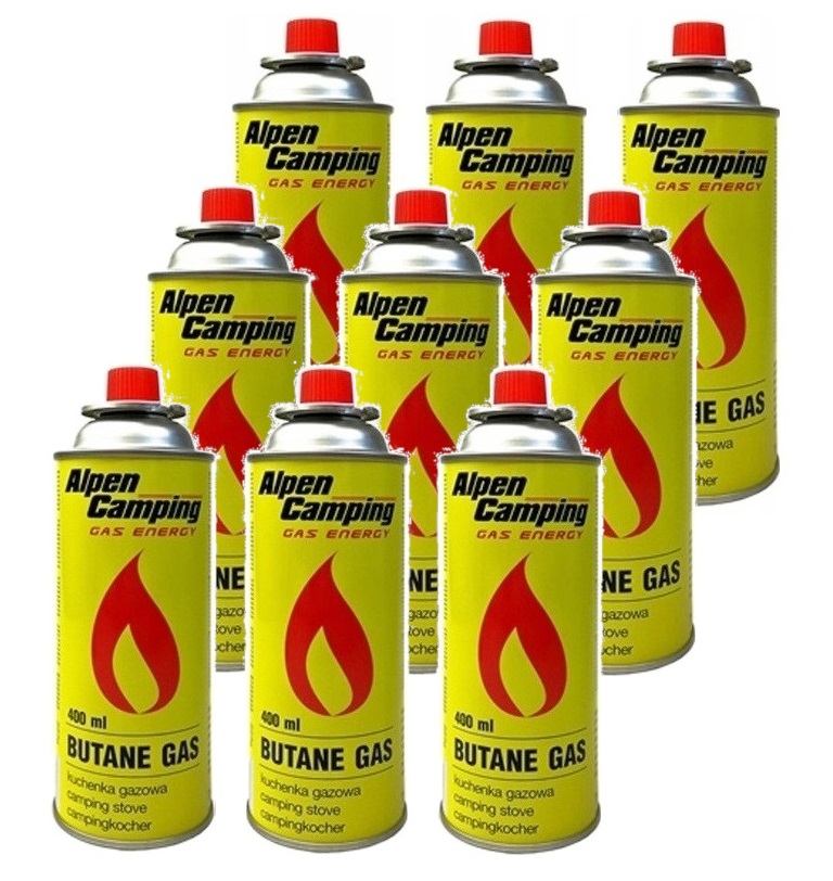 

Nabój Kartusz Gaz do Kuchenki Palnika 400ml x 9szt