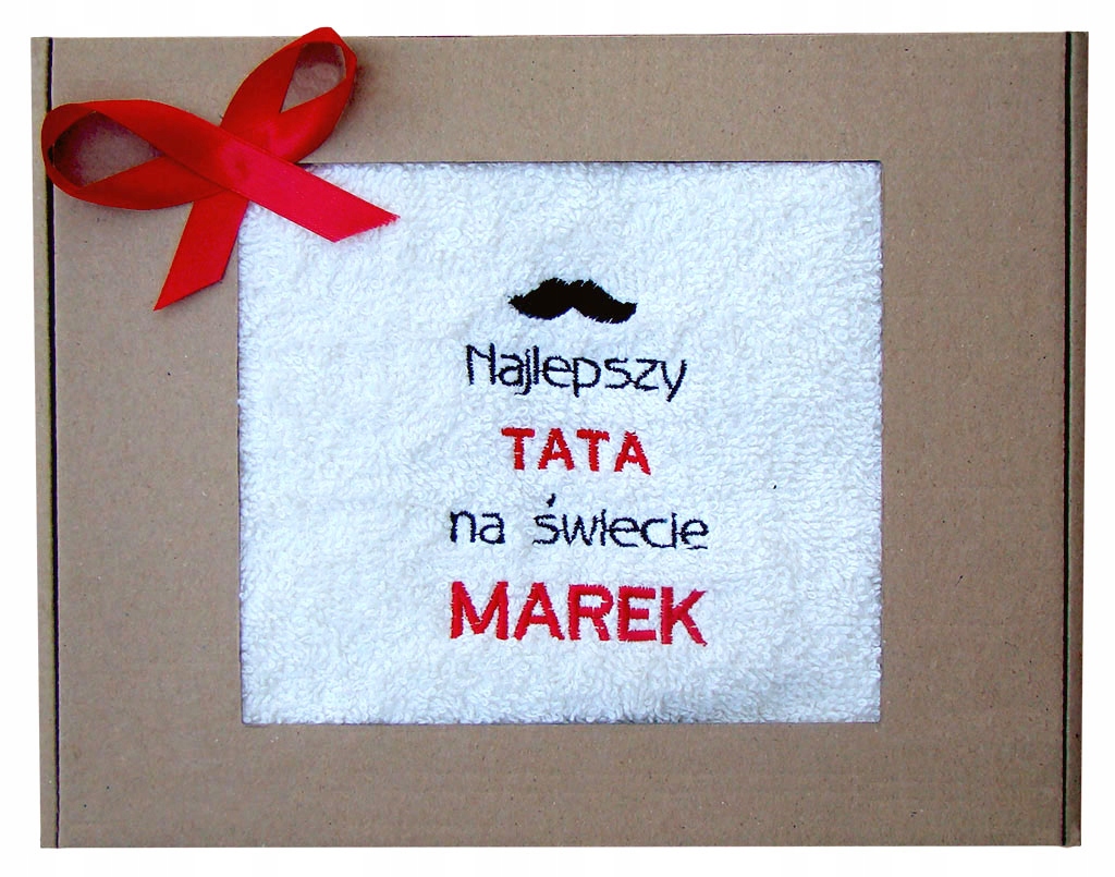 

Na Dzień Taty Tata Ojca Ręcznik Haft Imię