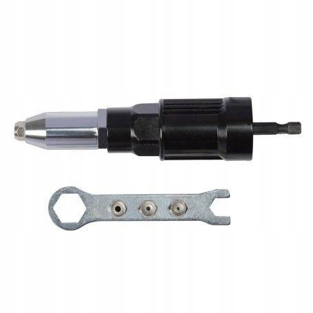 Projahn adaptér na nitovanie na aku vŕtačku, 2,4-4,8mm Al+Fe+Nerez, kalené č.