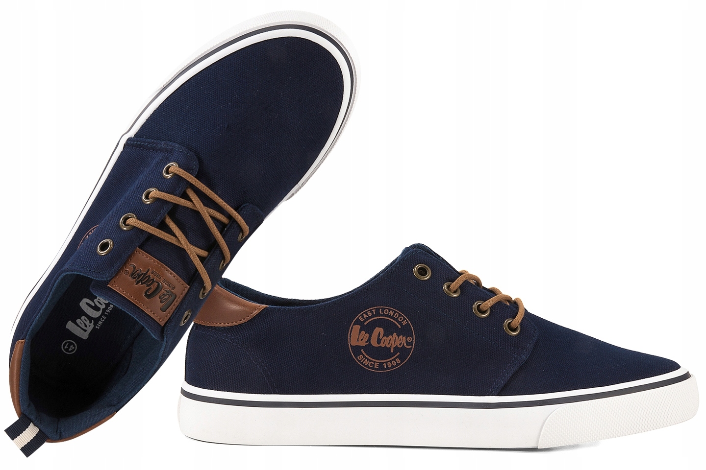 Lee Cooper LCW-26-02-4095M Polokozačky Tenisky Textilní Tenisky 44 Námořnická Modrá
