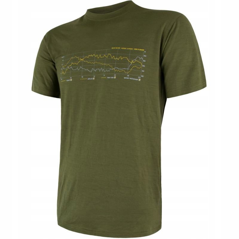 Sensor Triko Merino Active Pt Track- pánské krátký safari L