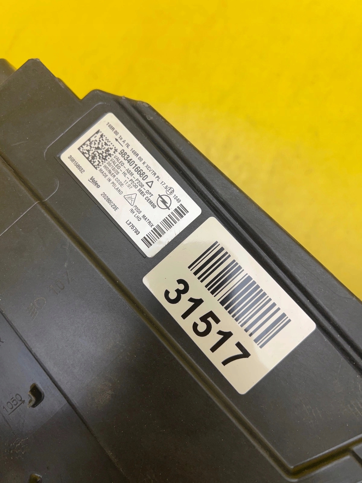 light right Opel Mokka B II FULL LED 20- 9834016680 Matrix