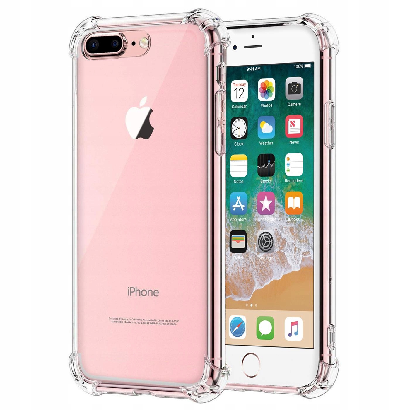 

Etui do Apple Iphone 7+ 8+ Anti Shock Szkło