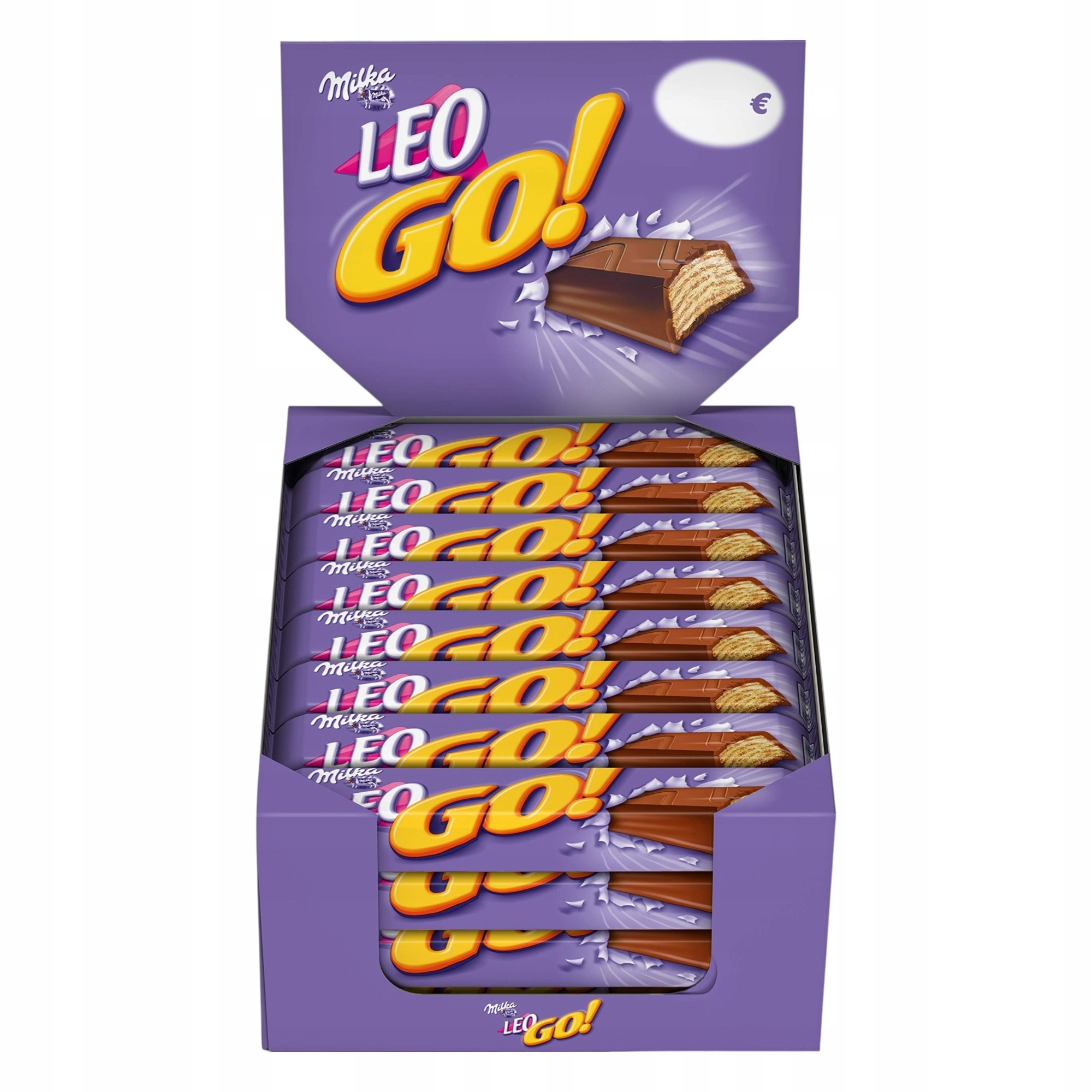 Wafelki W Czekoladzie Milka Leo Go 32X48G Baton Zestaw