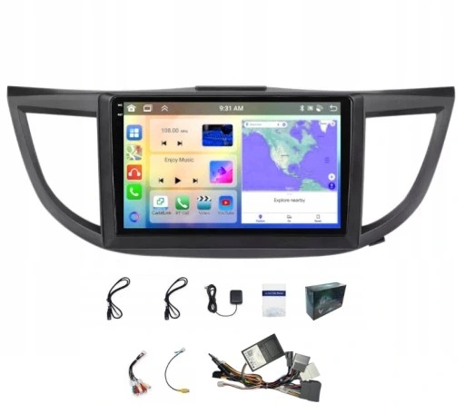 Navigační Rádio Carplay Gps Honda Crv 2012-2018 Android Bt Wifi 4GB 64GB