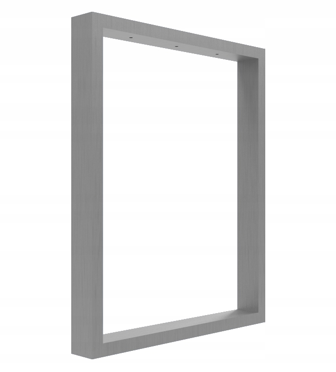 Noha nerezová pre konzolu, rameno, stôl 40x50 cm loft