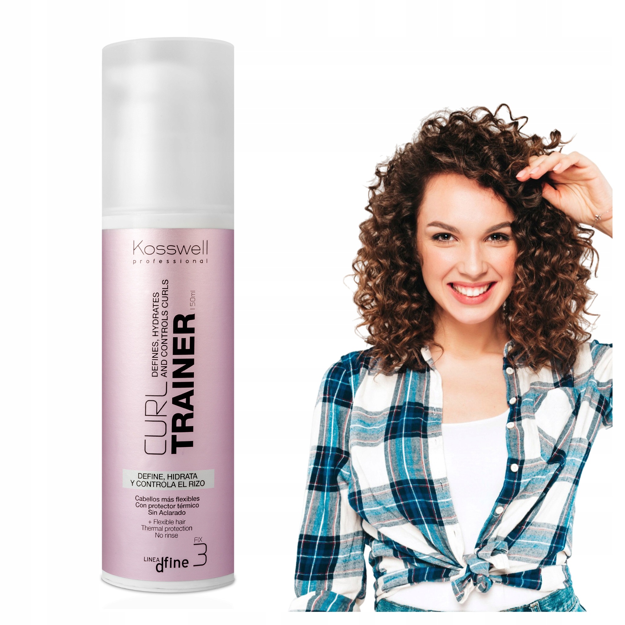 Krém pro kudrnaté vlasy zvýrazňující kadeře Kosswell Curl Trainer