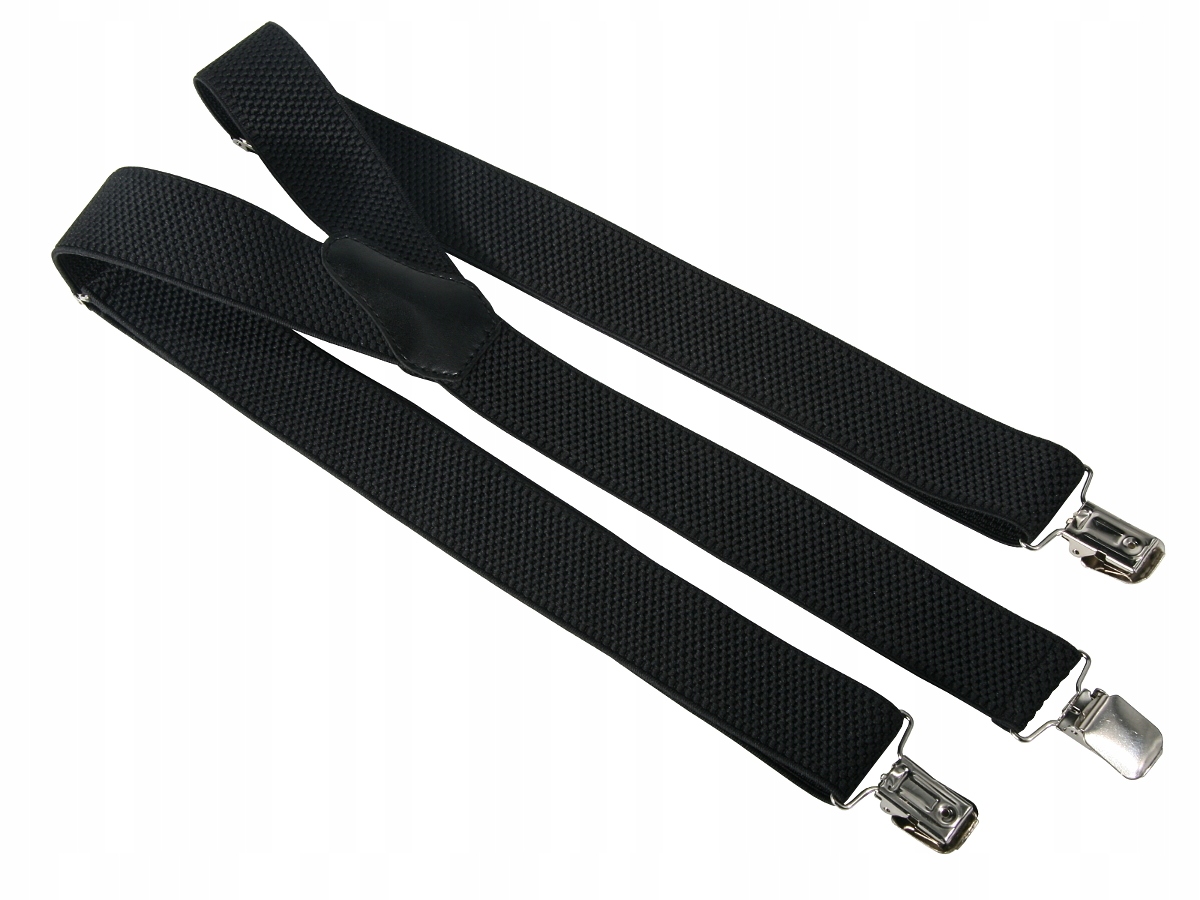 

Szelki Do Spodni 3,5 cm - Czarne