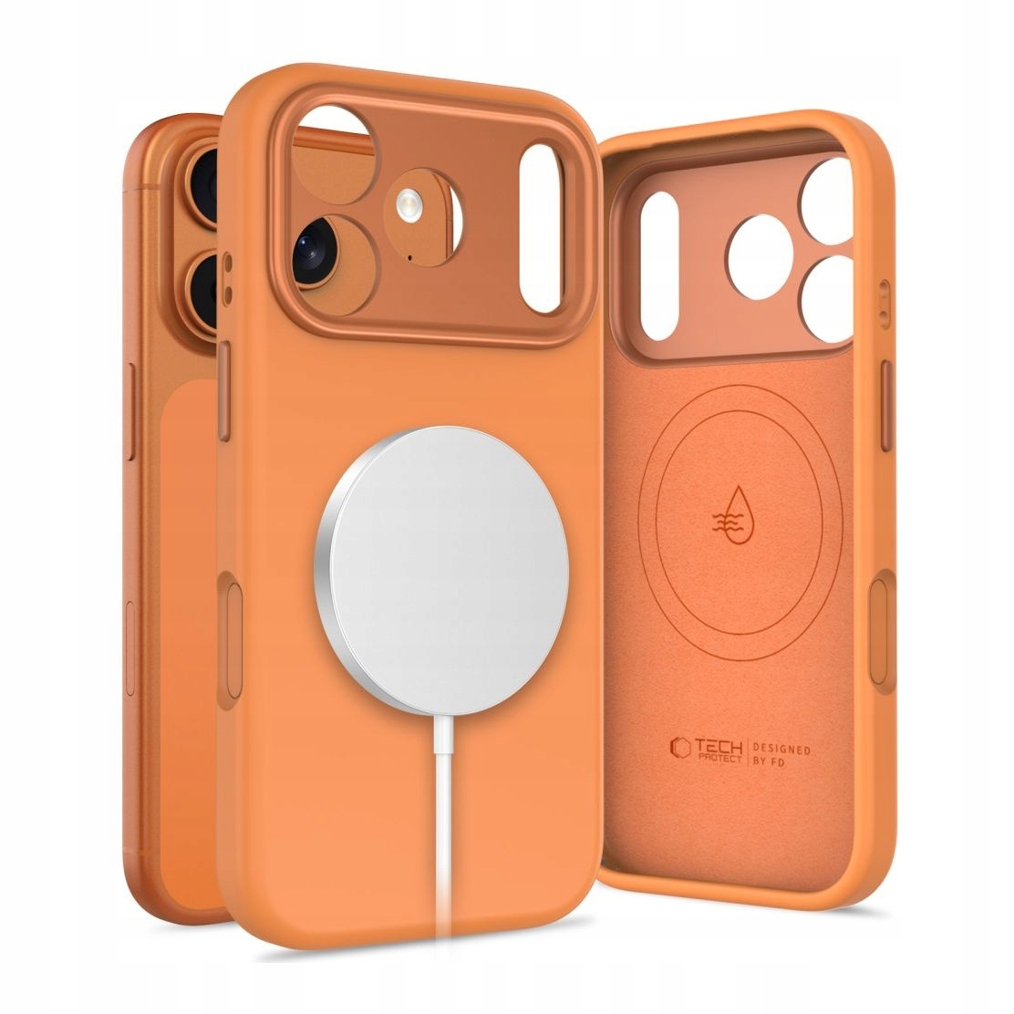 Etui do iPhone 17 Pro Max Tech-Protect Uniq pomarańczowe