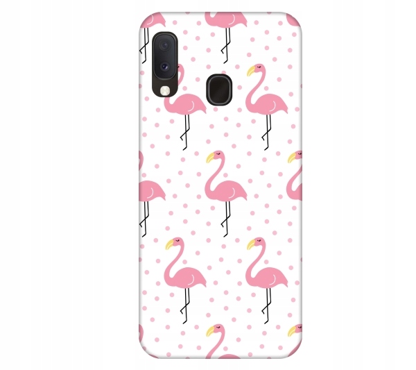 

Etui pokrowiec do Samsung Galaxy A20e Flamingi róz