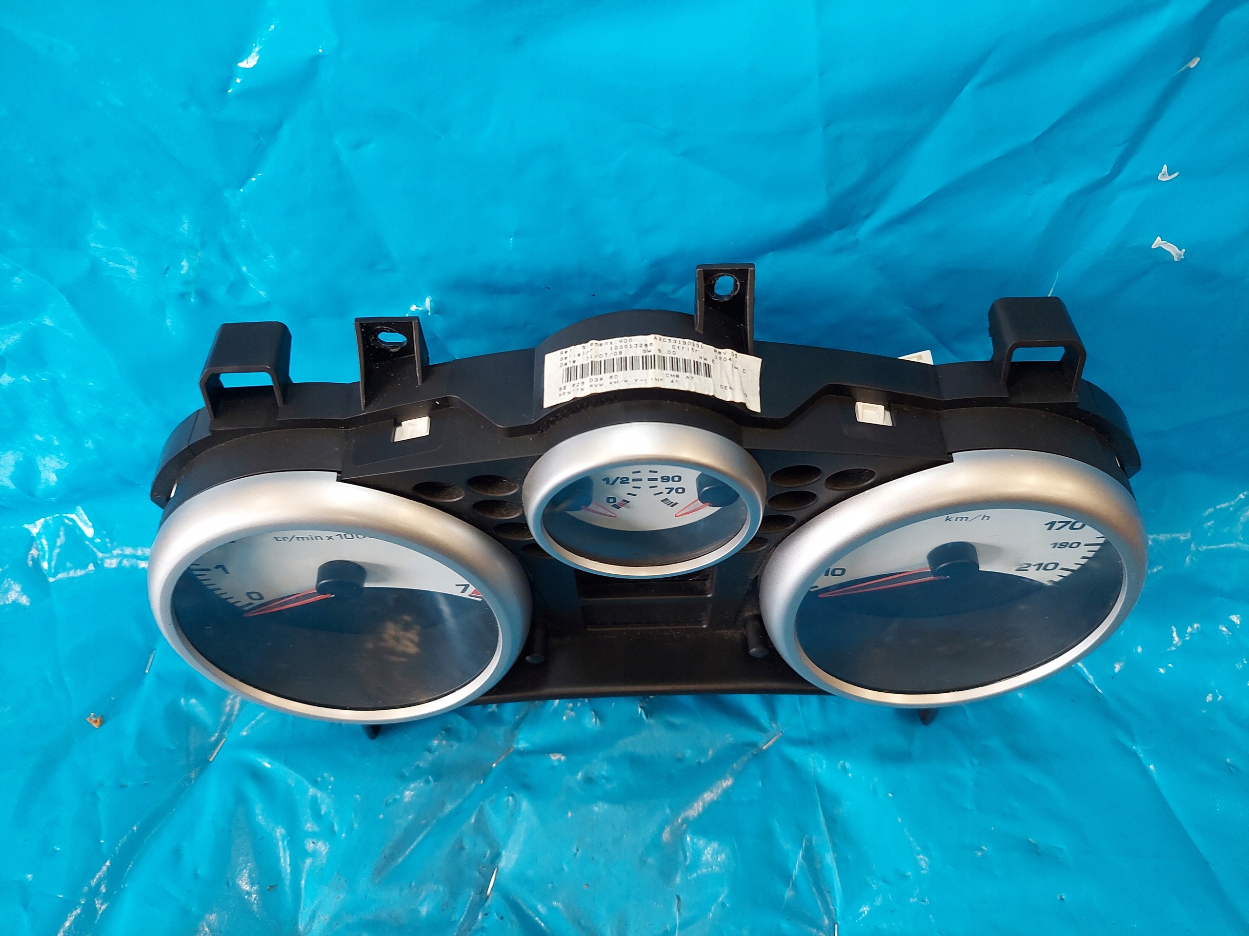 dials clock PEUGEOT 207 1.4 B A2C53065547