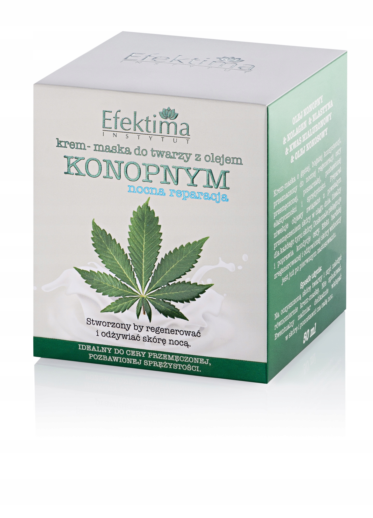 Krem do twarzy z olejem konopnym - NOCNA REPERACJA