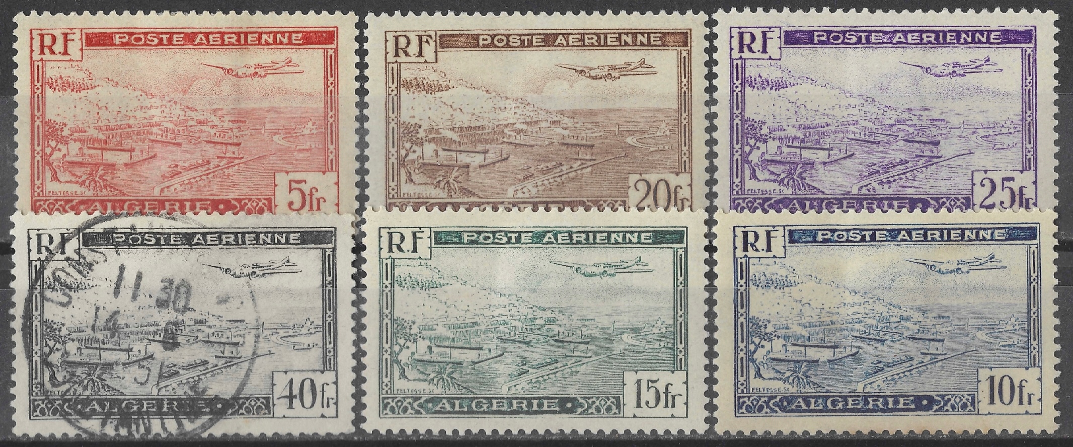 Algieria - samolot,kasowany* (1946) SW 245-250