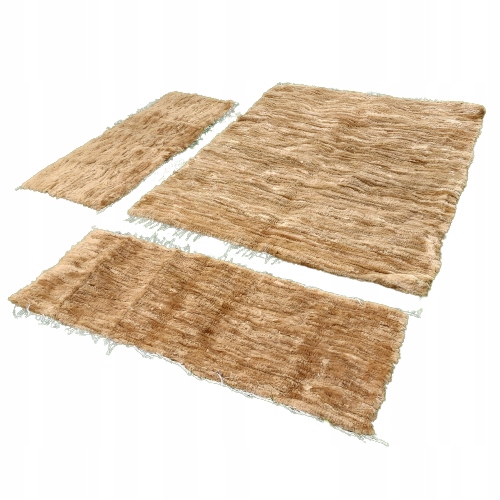 Prehozy na oddych Ovčia koža Tkaná Jasný Bronz