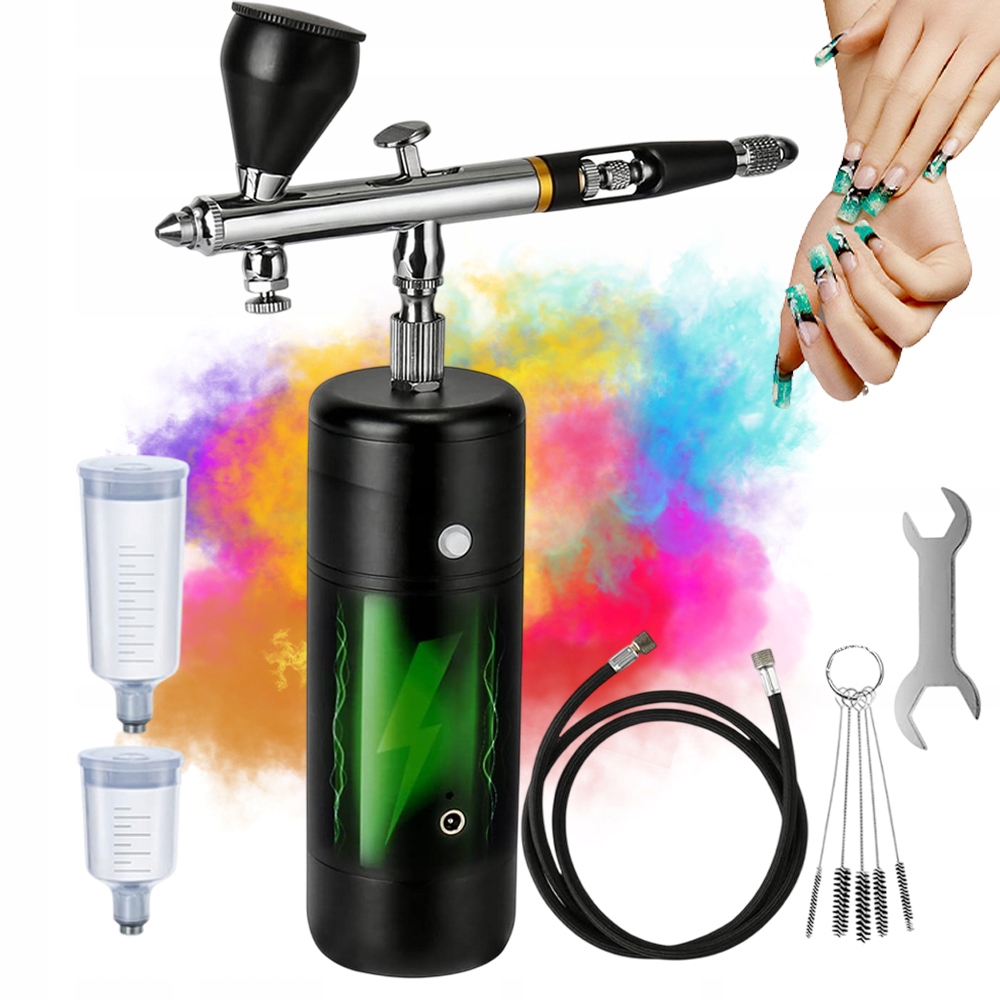 Přenosný Airbrush Kompresor 0 3 MM Pro Líčení Modelů A Ruční Práce V Domácnosti