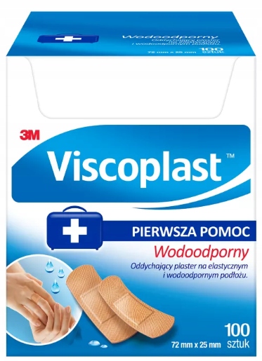 

Viscoplast plastry wodoodporne 72 x 25 mm 100 szt.