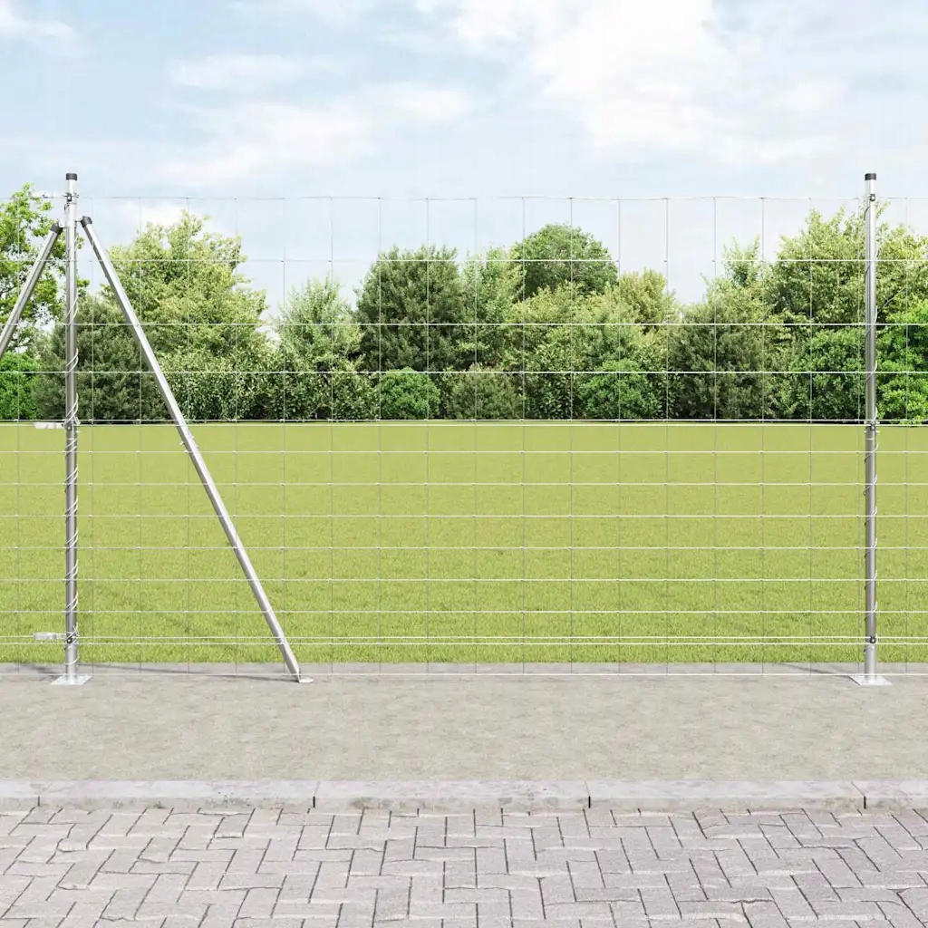 Pastevní plot Stříbrná 25 x 1.5 m Pozinkovaná ocel Stříbrná 3351518
